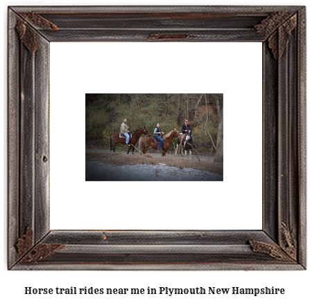 horse trail rides near me in Plymouth, New Hampshire